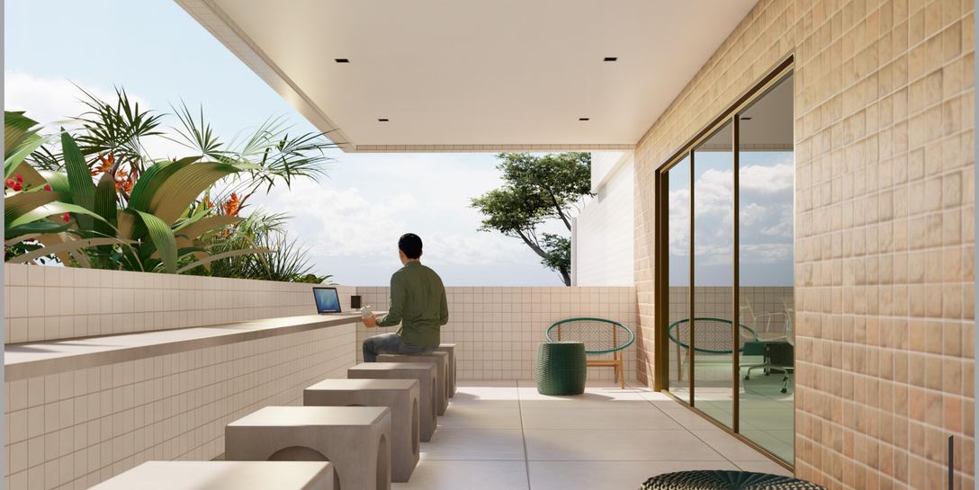 Varanda do coworking