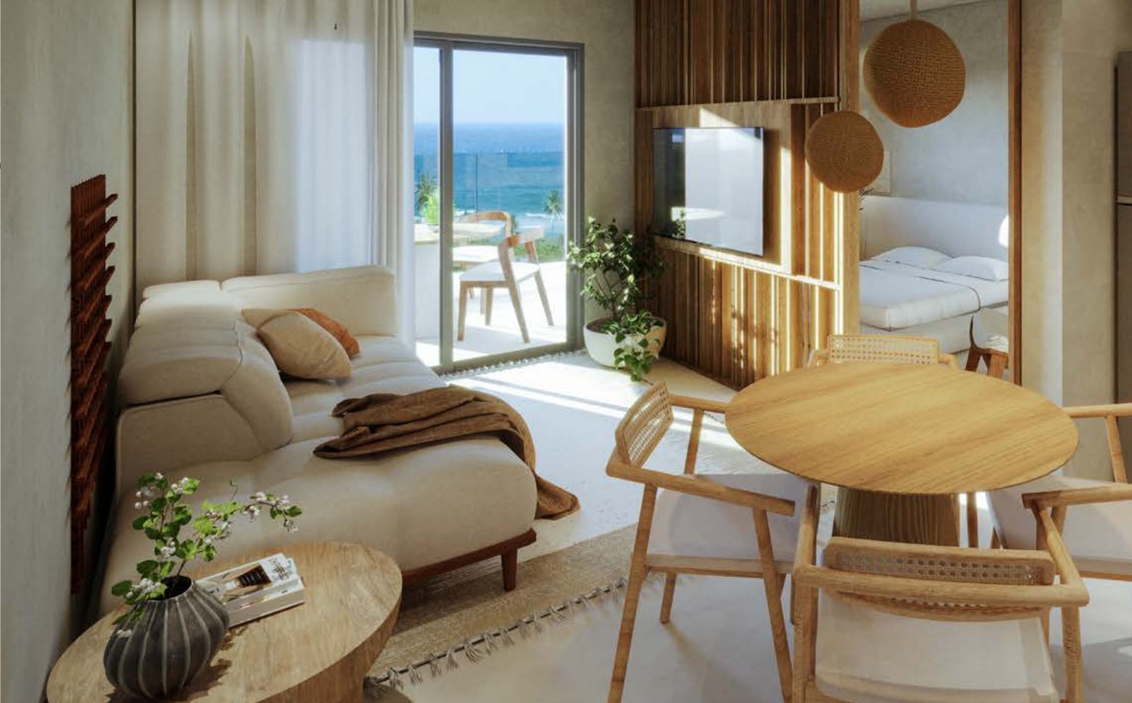 Estar do quarto e sala